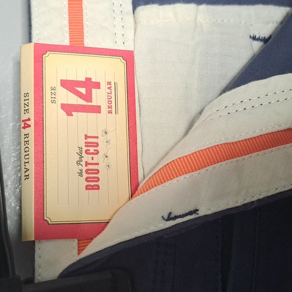 Old Navy Boot Cut Navy Blue Pants #New Inseam:32" Rise:10" 5 Pockets - Picture 6 of 7